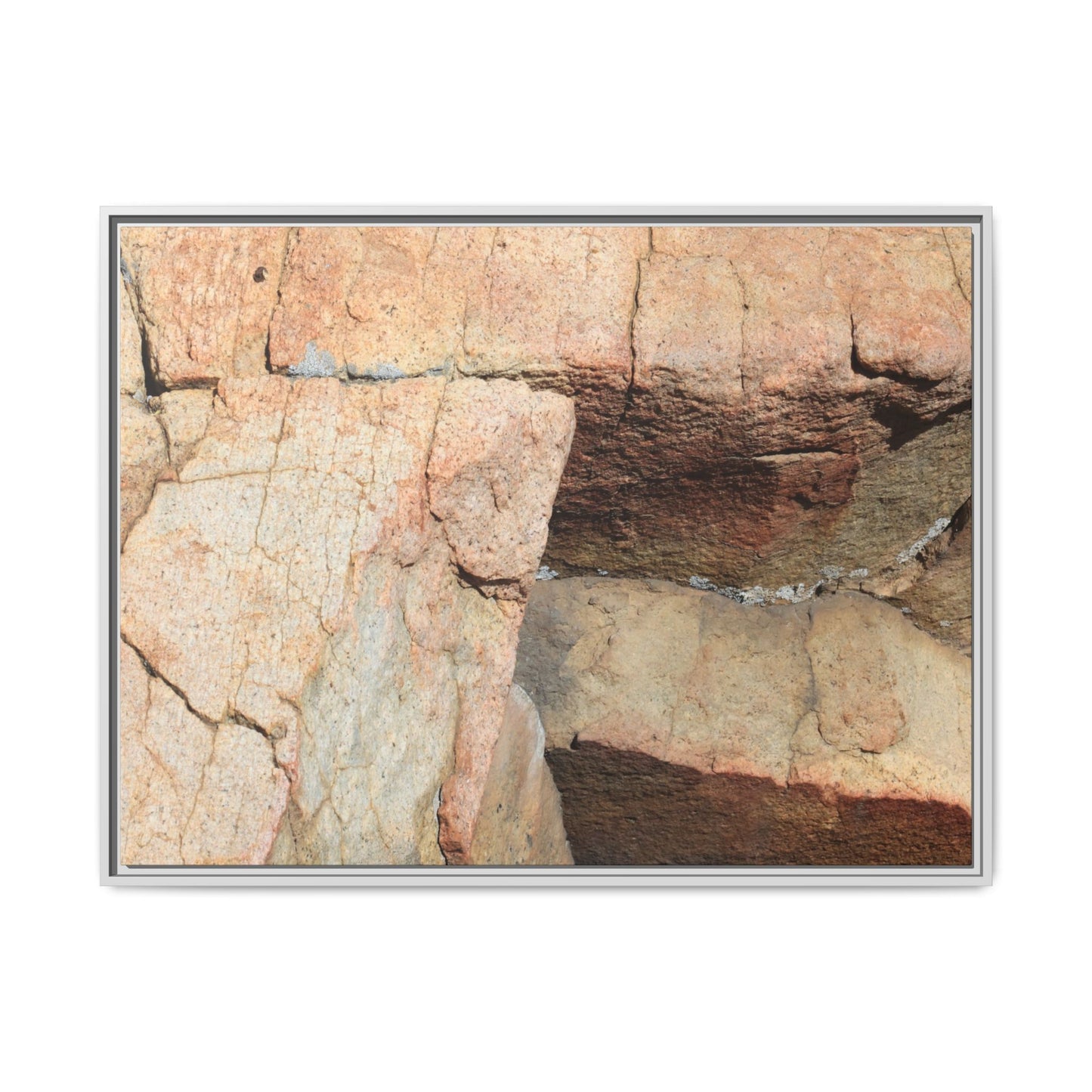 Fractured Stone - Unique Stretched Canvas Wall Art - Art By Earth
