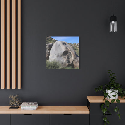 Skull Rock - Unique Frameless Canvas Wall Art - Art By Earth