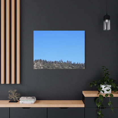 Mountain's Quiet Breath - Unique Frameless Canvas Wall Art