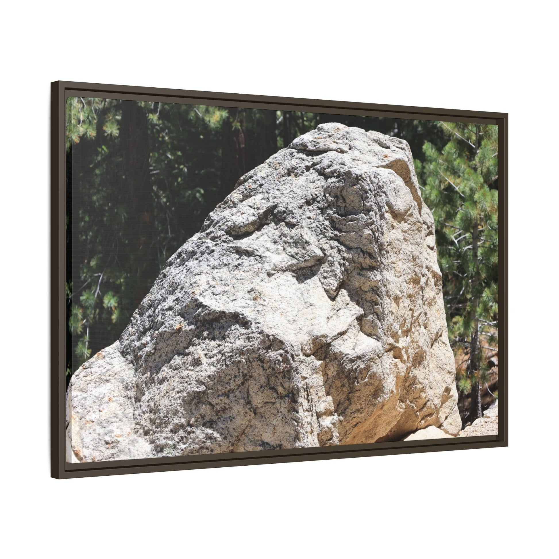 Stone's Silent Whisper - Unique Stretched Canvas Wall Art - Art By Earth