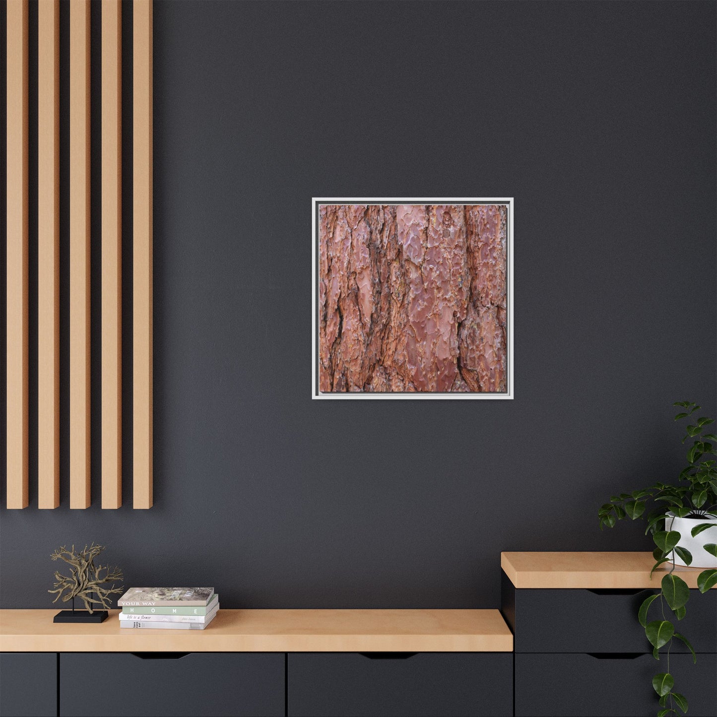 Russet Ridges - Unique Stretched Canvas Wall Art - Art By Earth