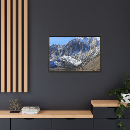 Frozen Reflection - Unique Stretched Canvas Wall Art