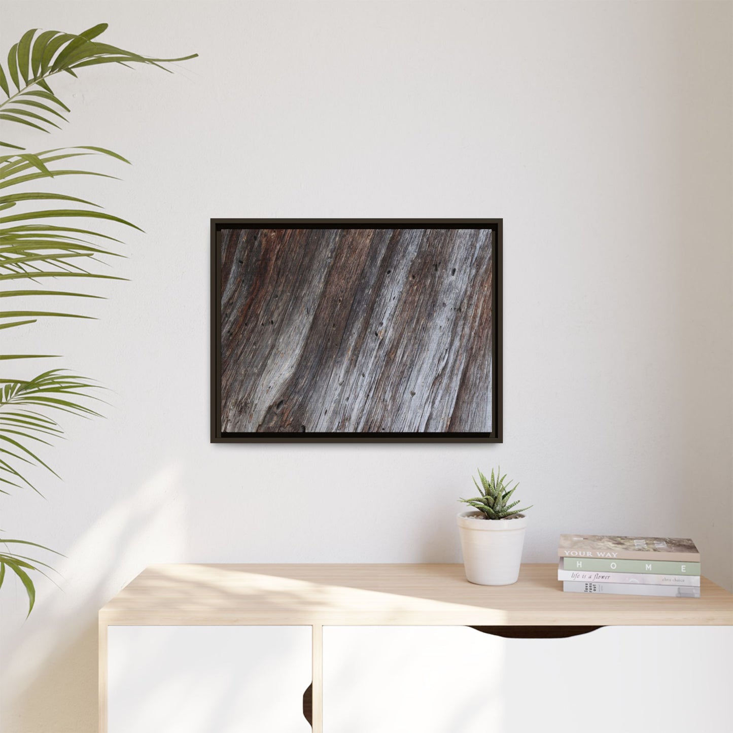 Aged Timber Texture - Unique Stretched Canvas Wall Art - Art By Earth