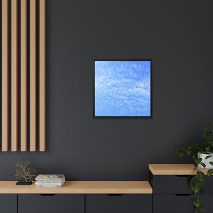 Wispy Blue Dreams - Unique Stretched Canvas Wall Art - Art By Earth