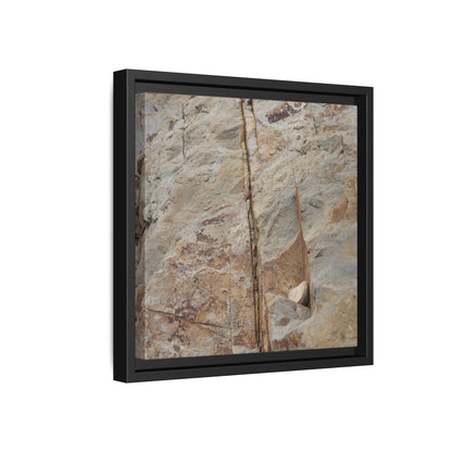 Sedimentary Symphony - Unique Stretched Canvas Wall Art - Art By Earth