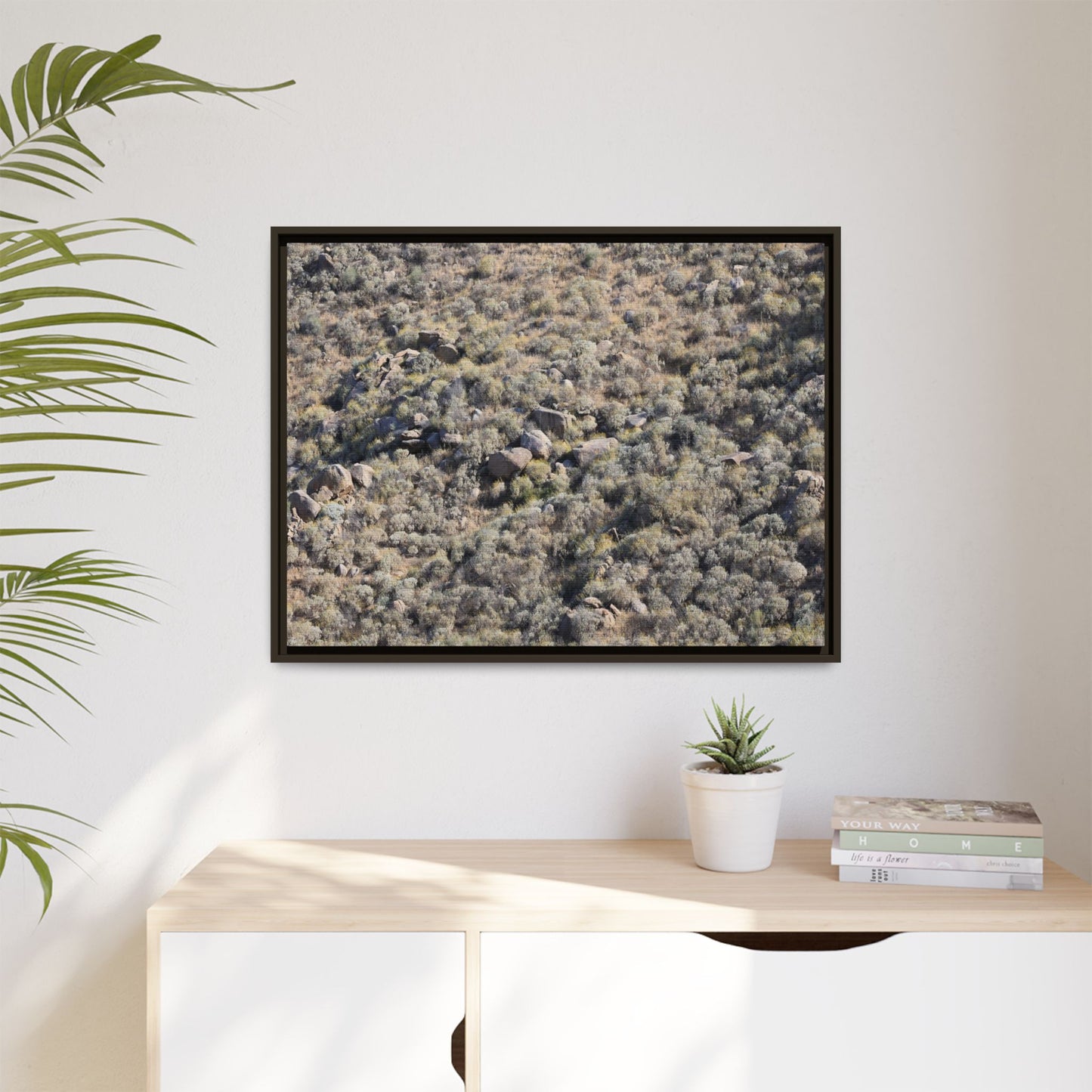 Arid Terrain Study - Unique Stretched Canvas Wall Art - Art By Earth