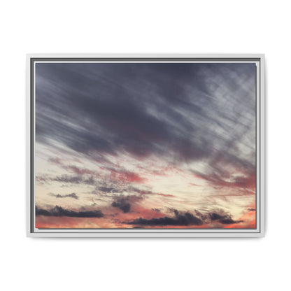 Fiery Sky at Dusk - Unique Stretched Canvas Wall Art - Art By Earth