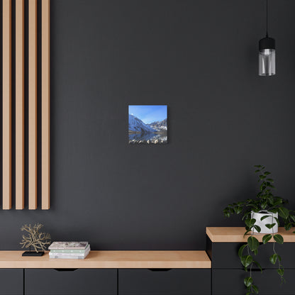 Reflections of Silence - Unique Frameless Canvas Wall Art