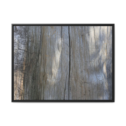 Weathered Wood Surface - Unique Stretched Canvas Wall Art