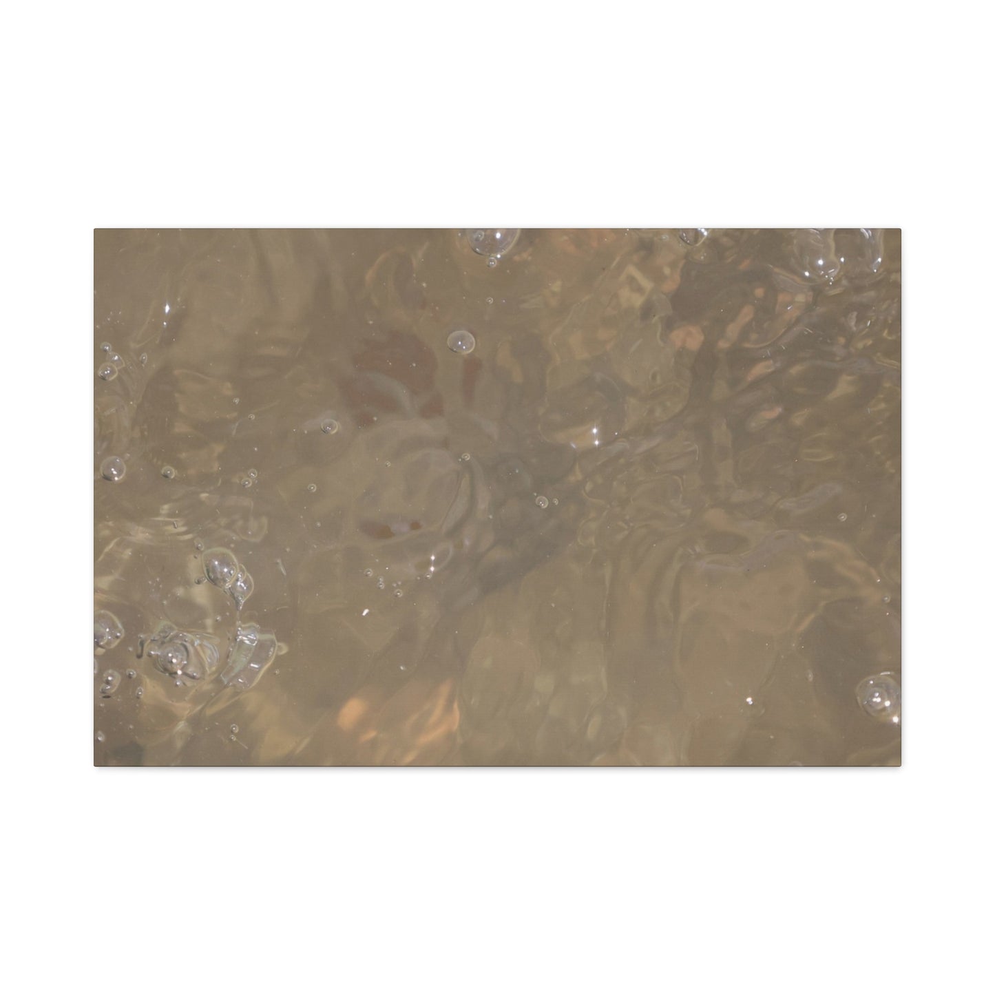 Echoes of Liquid Gold - Unique Frameless Canvas Wall Art - Art By Earth