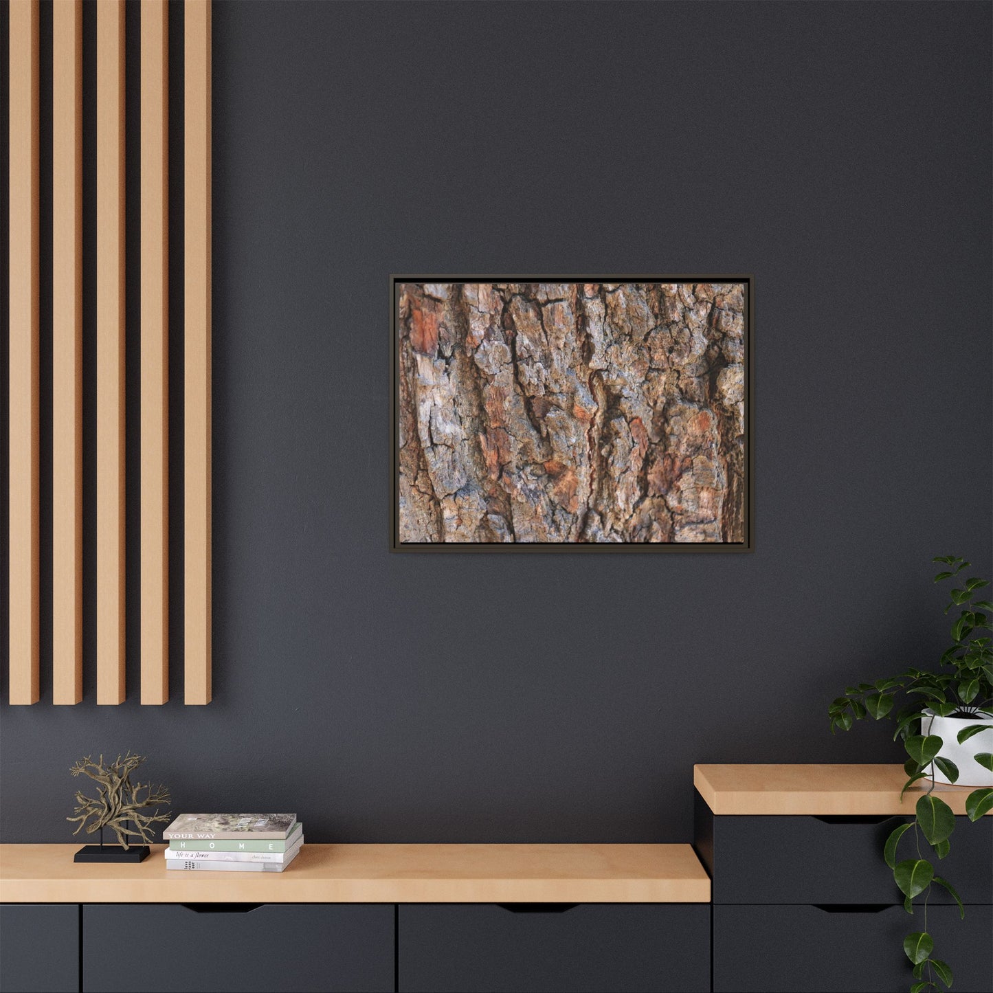 Tree's Timeworn Tale - Unique Stretched Canvas Wall Art - Art By Earth