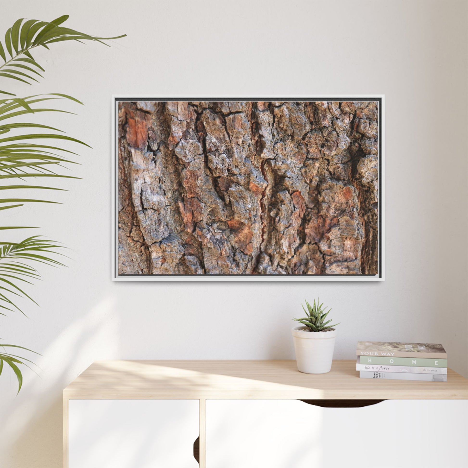 Tree's Timeworn Tale - Unique Stretched Canvas Wall Art - Art By Earth