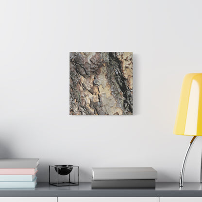Tree Bark Symphony - Unique Frameless Canvas Wall Art - Art By Earth
