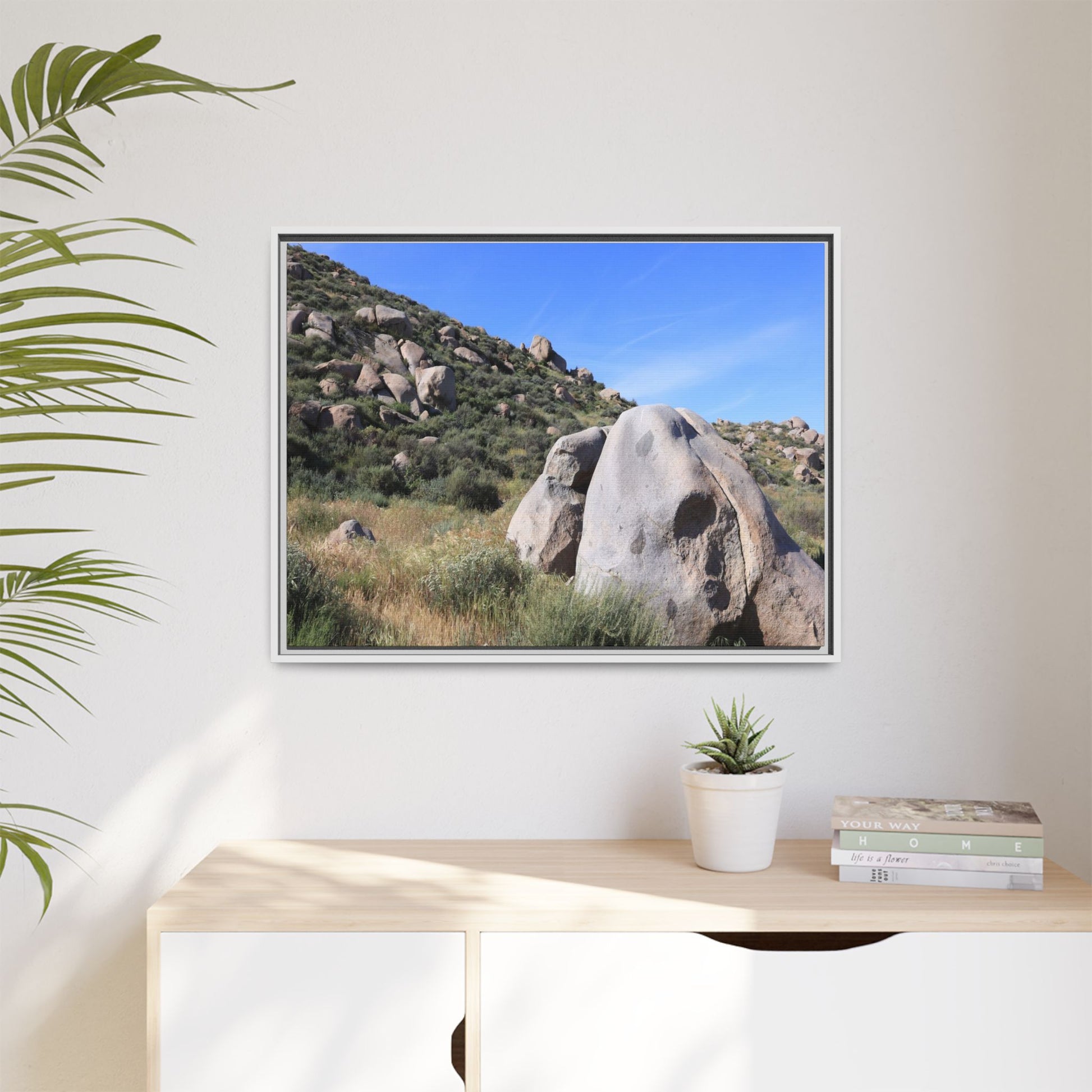 Ancient Stone Guardian - Unique Stretched Canvas Wall Art - Art By Earth