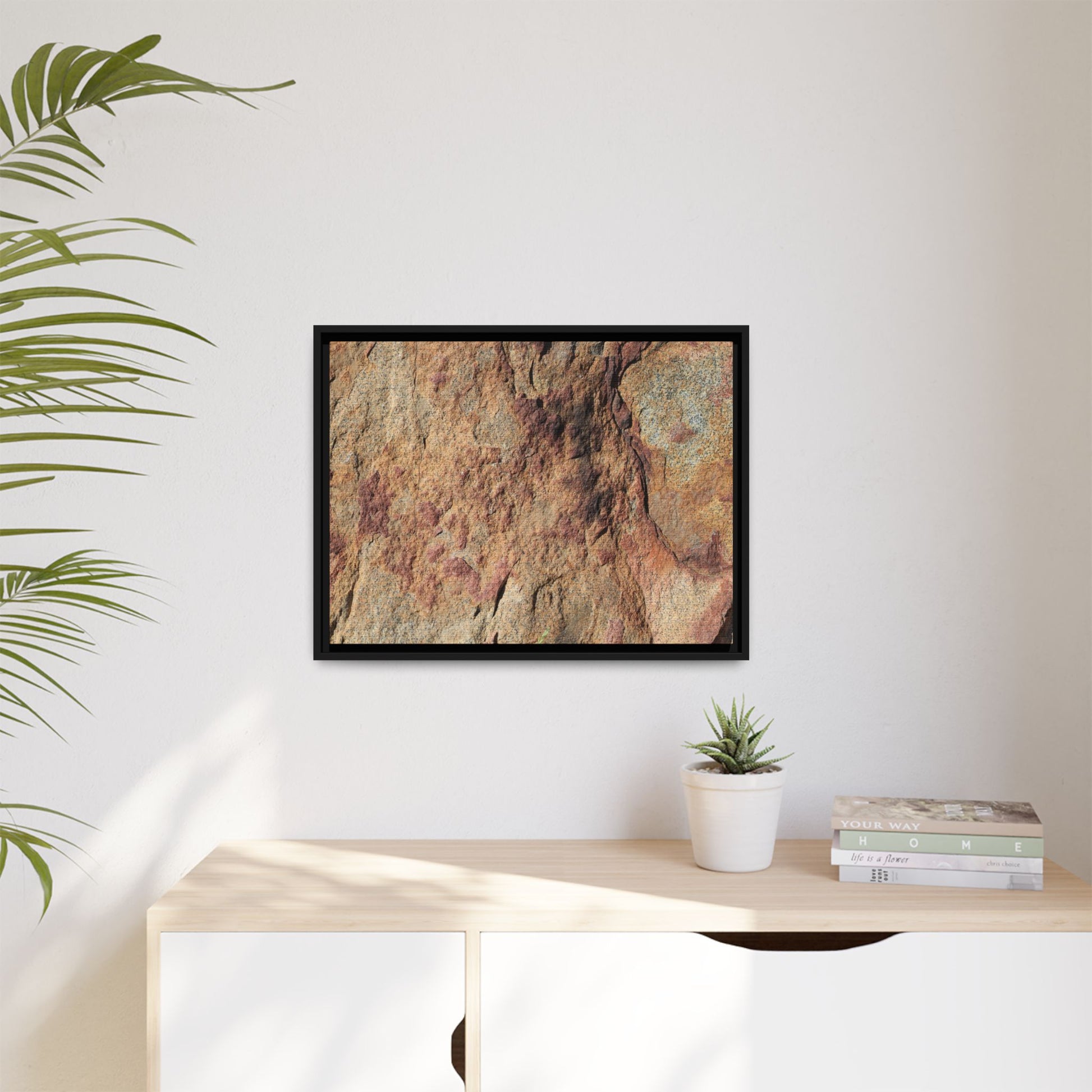 Russet Stone - Unique Stretched Canvas Wall Art - Art By Earth