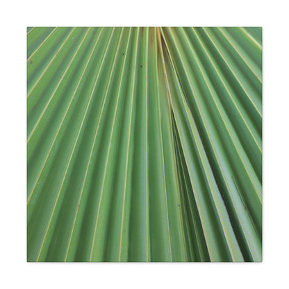 Fan of Green - Unique Frameless Canvas Wall Art - Art By Earth