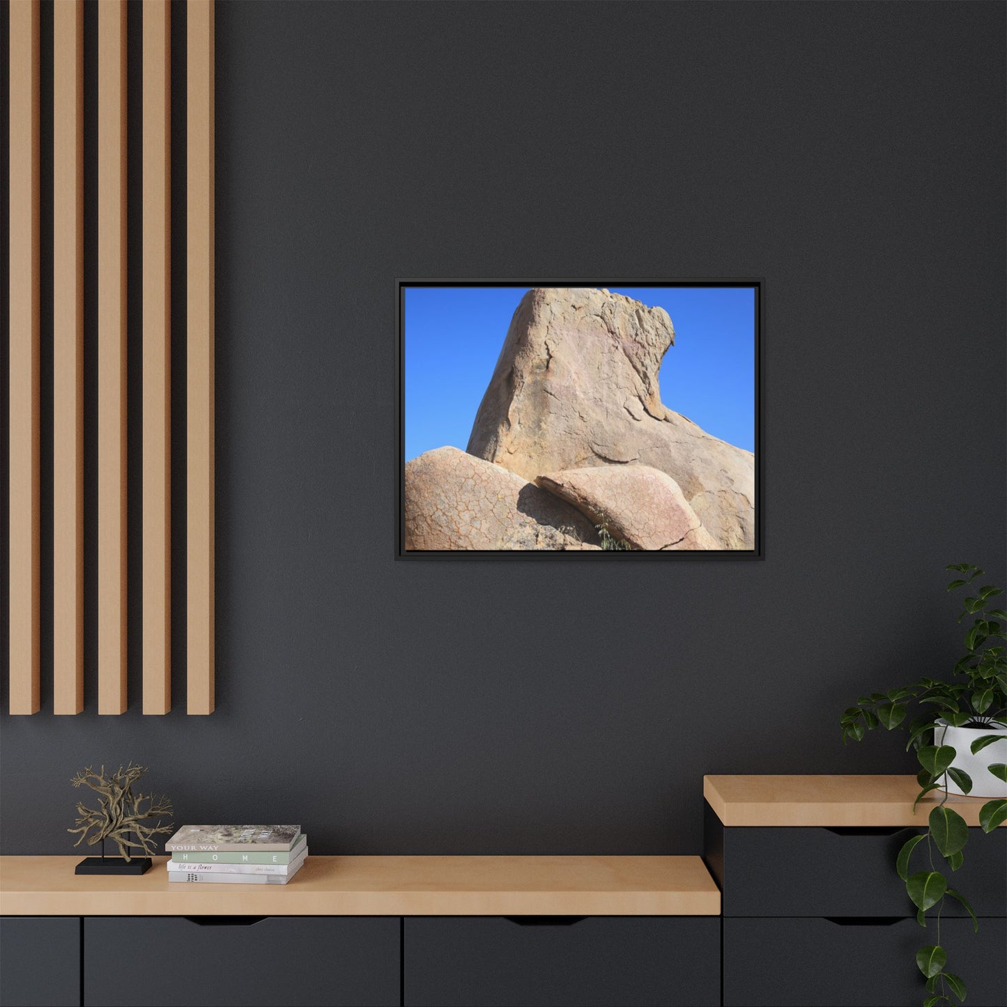 Rocky Sentinel - Unique Stretched Canvas Wall Art - Art By Earth