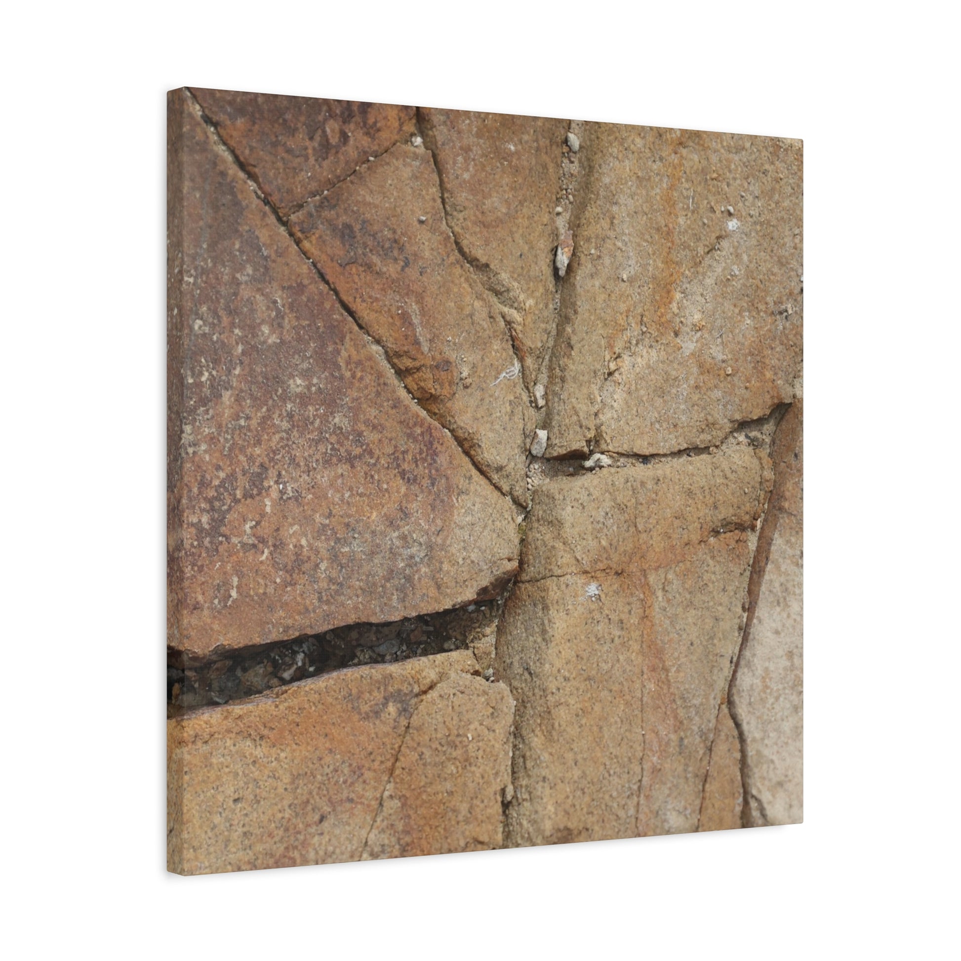Cracked Earth's Canvas - Unique Frameless Canvas Wall Art - Art By Earth