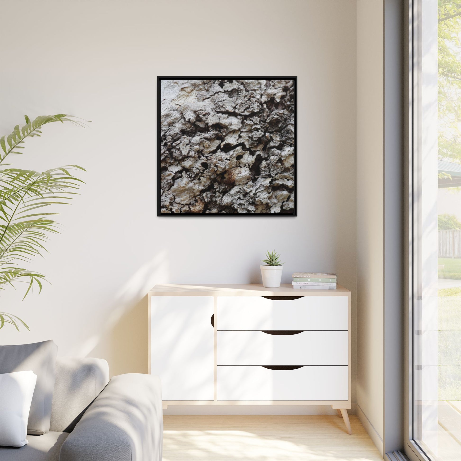 Cracked Terrain - Unique Stretched Canvas Wall Art - Art By Earth