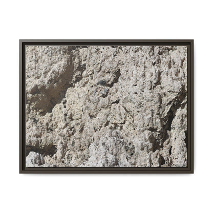 Weathered Stone Whispers - Unique Stretched Canvas Wall Art