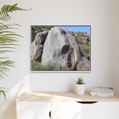 Skull Rock Desert - Unique Stretched Canvas Wall Art - Art By Earth