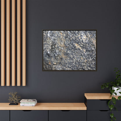 Crystalline Echoes - Unique Stretched Canvas Wall Art - Art By Earth