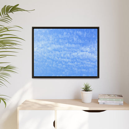 Wispy Blue Dreams - Unique Stretched Canvas Wall Art - Art By Earth