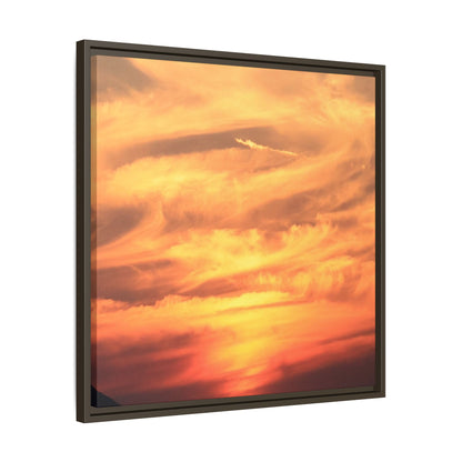 Burning Skies - Unique Stretched Canvas Wall Art - Art By Earth
