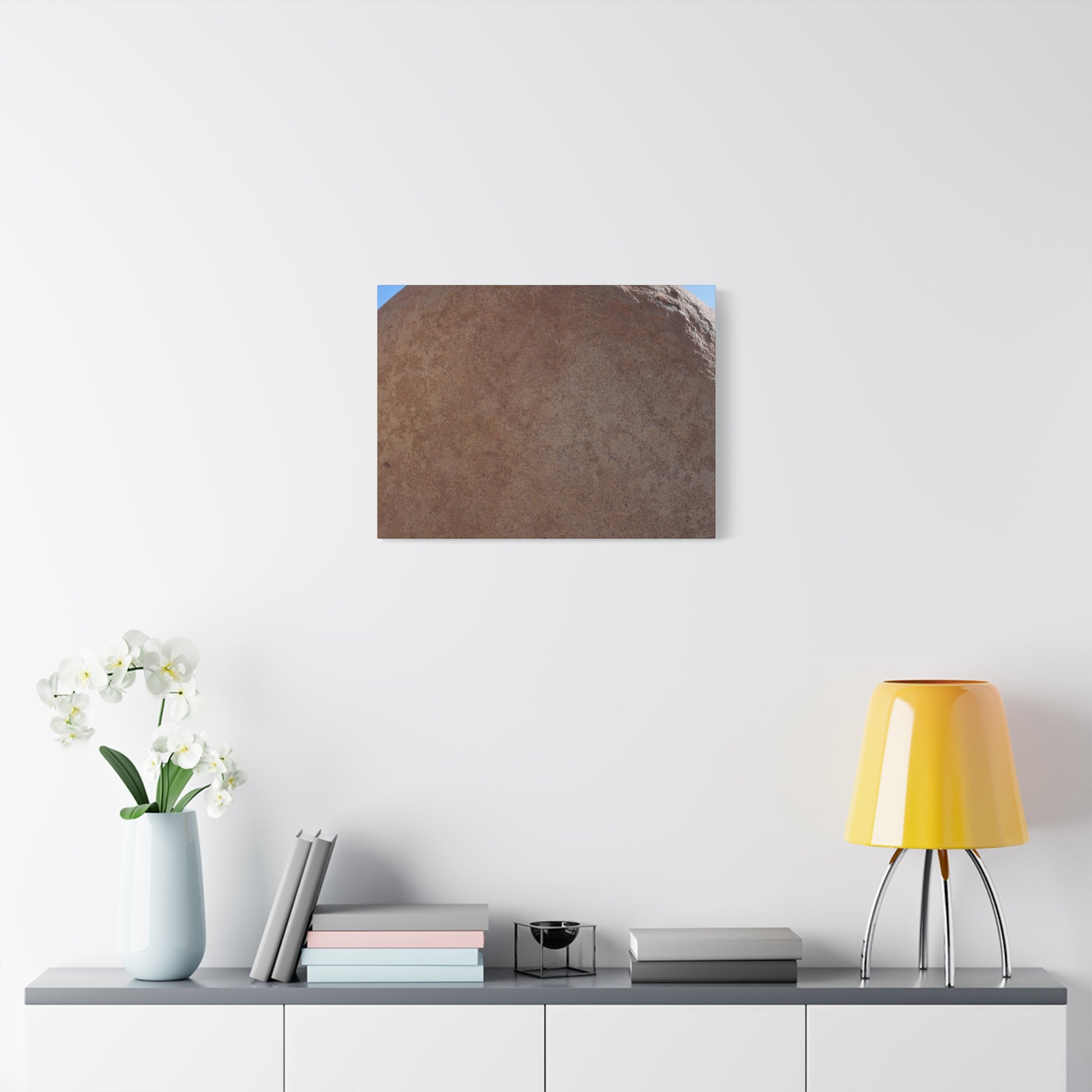 Stone Sphere of Silence - Unique Frameless Canvas Wall Art - Art By Earth