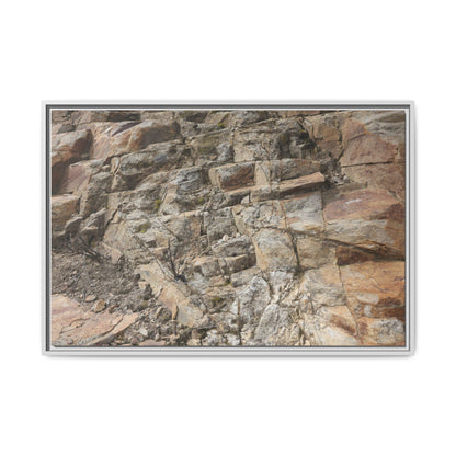 Stone's Silent Story - Unique Stretched Canvas Wall Art - Art By Earth