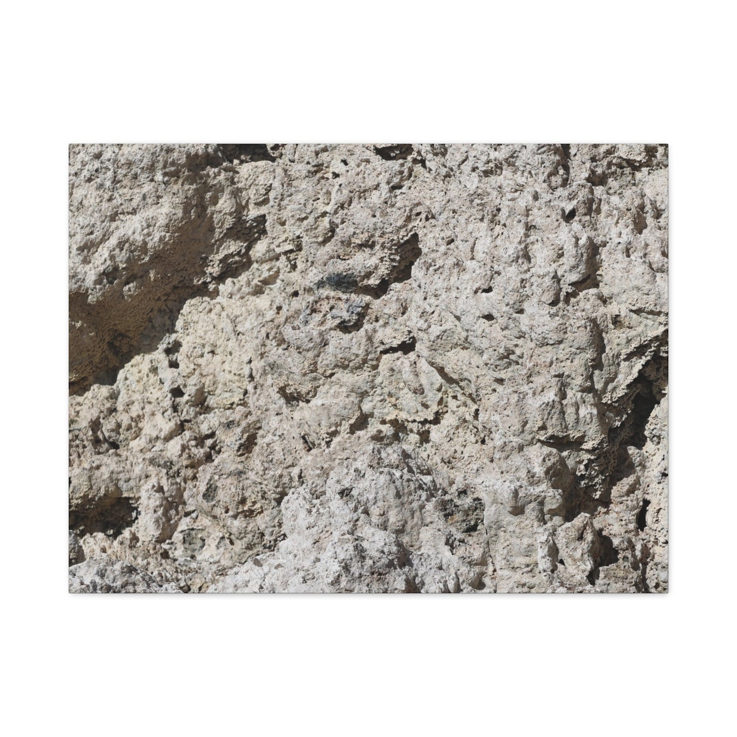 Limestone Symphony - Unique Frameless Canvas Wall Art