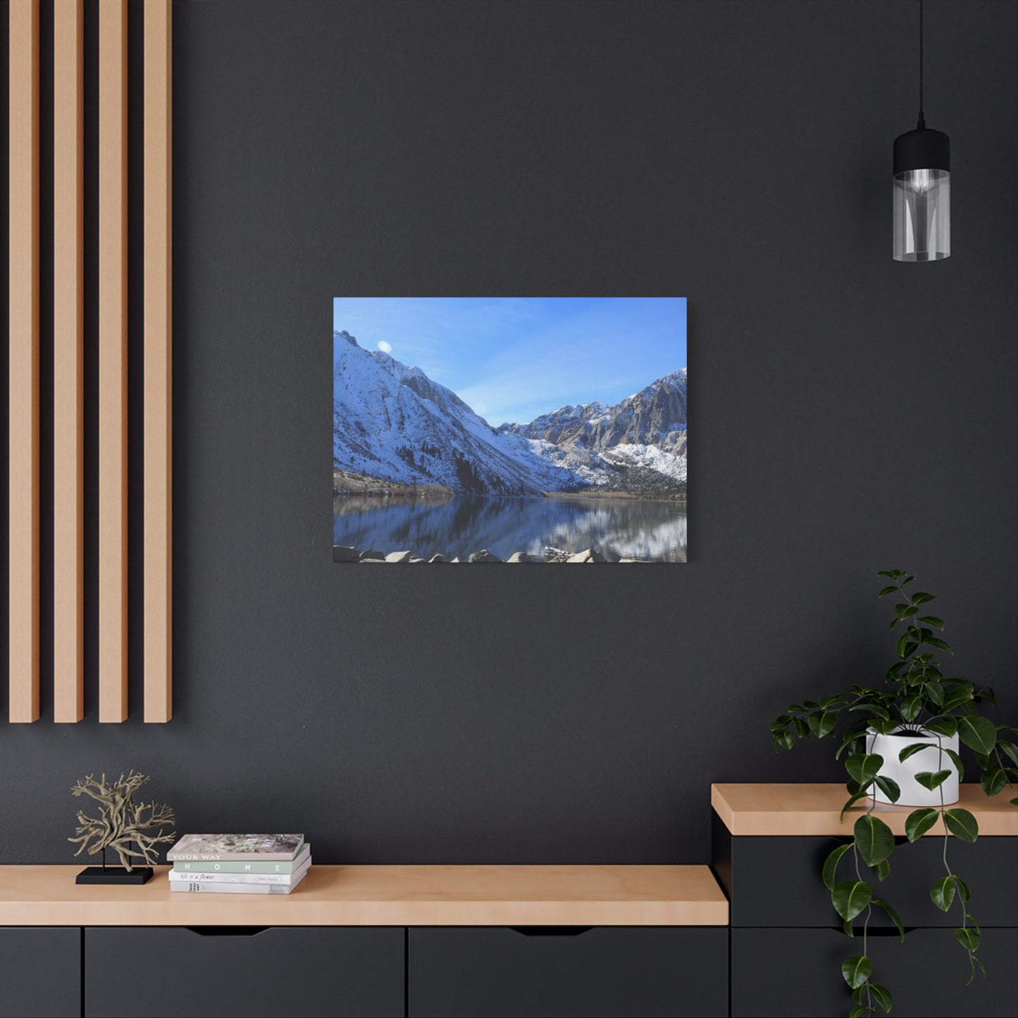 Reflections of Silence - Unique Frameless Canvas Wall Art