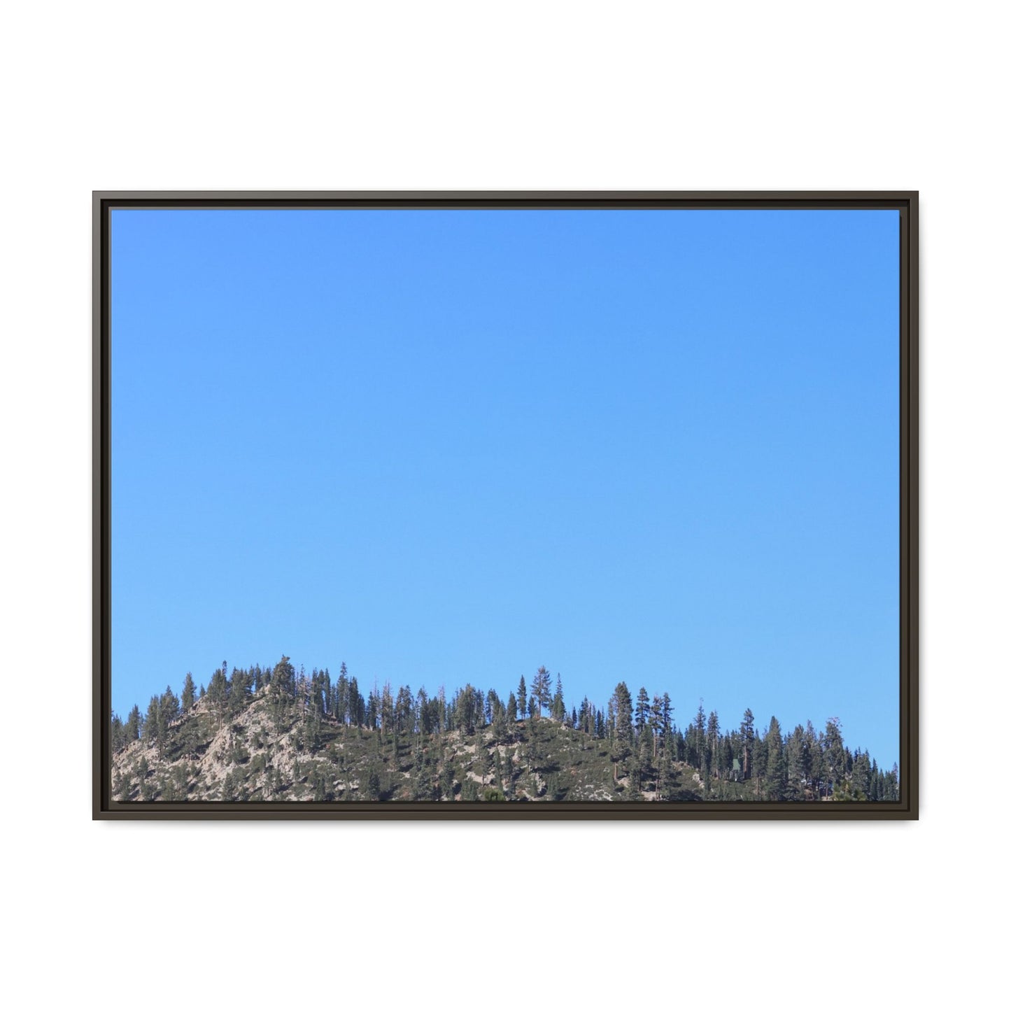 Blue Silence - Unique Stretched Canvas Wall Art