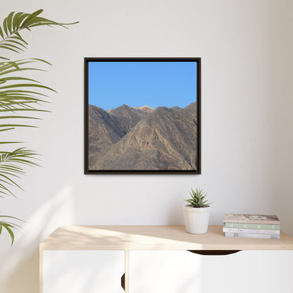 Echoes of Barren Peaks - Unique Stretched Canvas Wall Art - Art By Earth