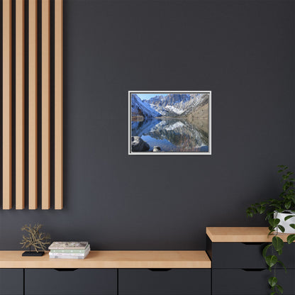 Reflections of Stillness - Unique Stretched Canvas Wall Art