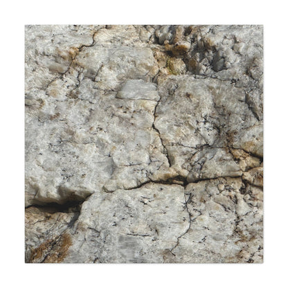 Ancient Rock Face - Unique Frameless Canvas Wall Art - Art By Earth