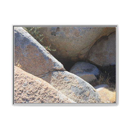 Boulder Shelter - Unique Stretched Canvas Wall Art