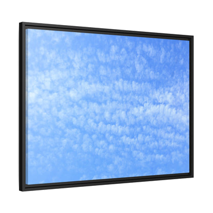 Wispy Blue Dreams - Unique Stretched Canvas Wall Art - Art By Earth