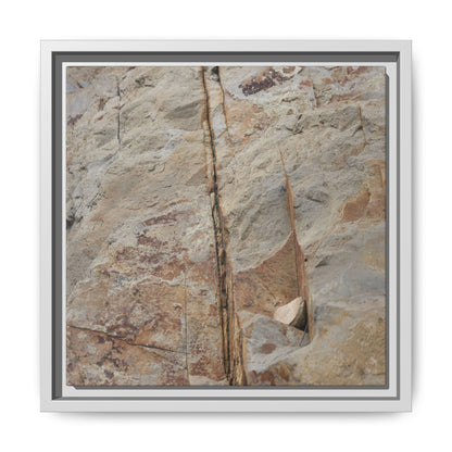 Sedimentary Symphony - Unique Stretched Canvas Wall Art - Art By Earth