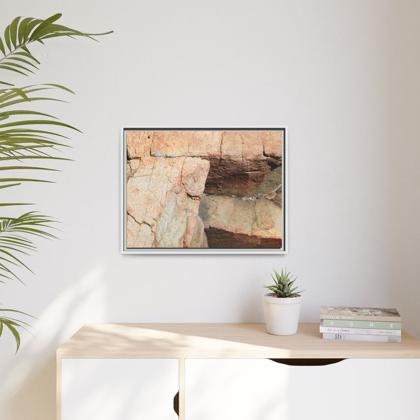 Fractured Stone - Unique Stretched Canvas Wall Art - Art By Earth
