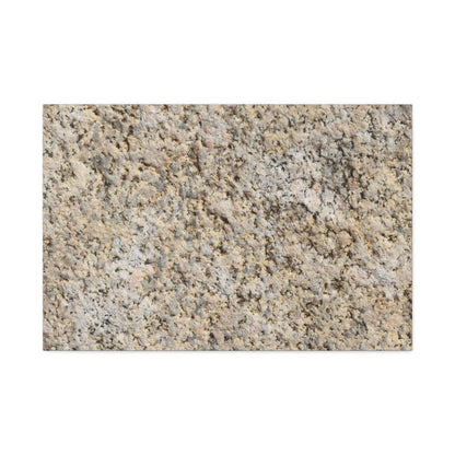 Granular Echoes - Unique Frameless Canvas Wall Art - Art By Earth