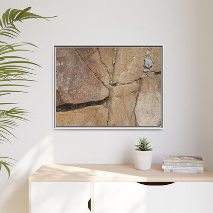 Rusty Crevices - Unique Stretched Canvas Wall Art - Art By Earth