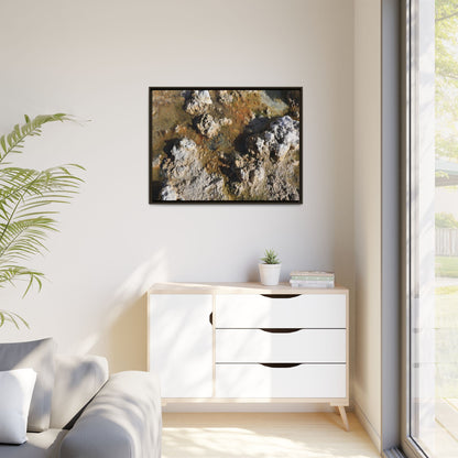 Textural Metamorphosis - Unique Stretched Canvas Wall Art