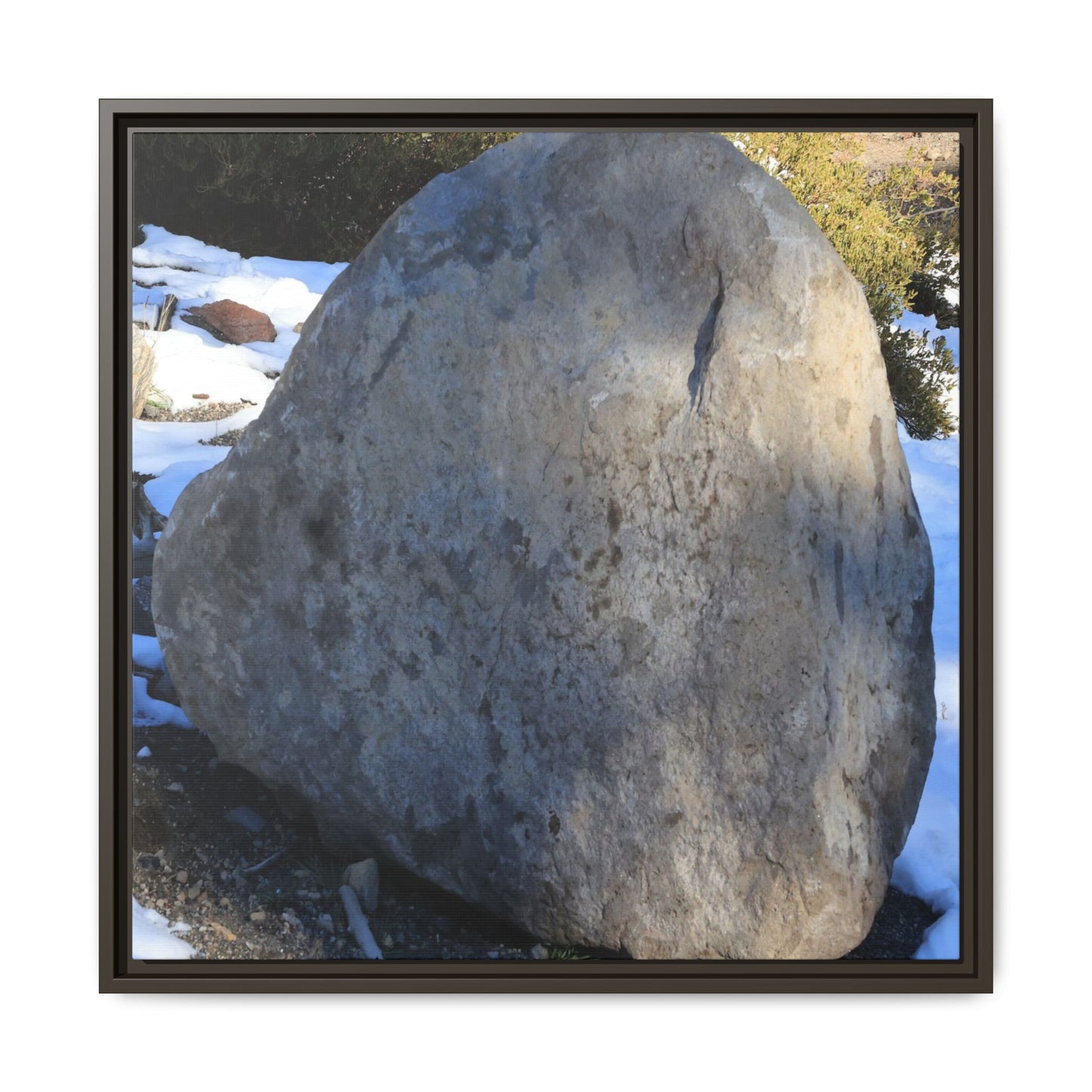 Glacial Solitude - Unique Stretched Canvas Wall Art