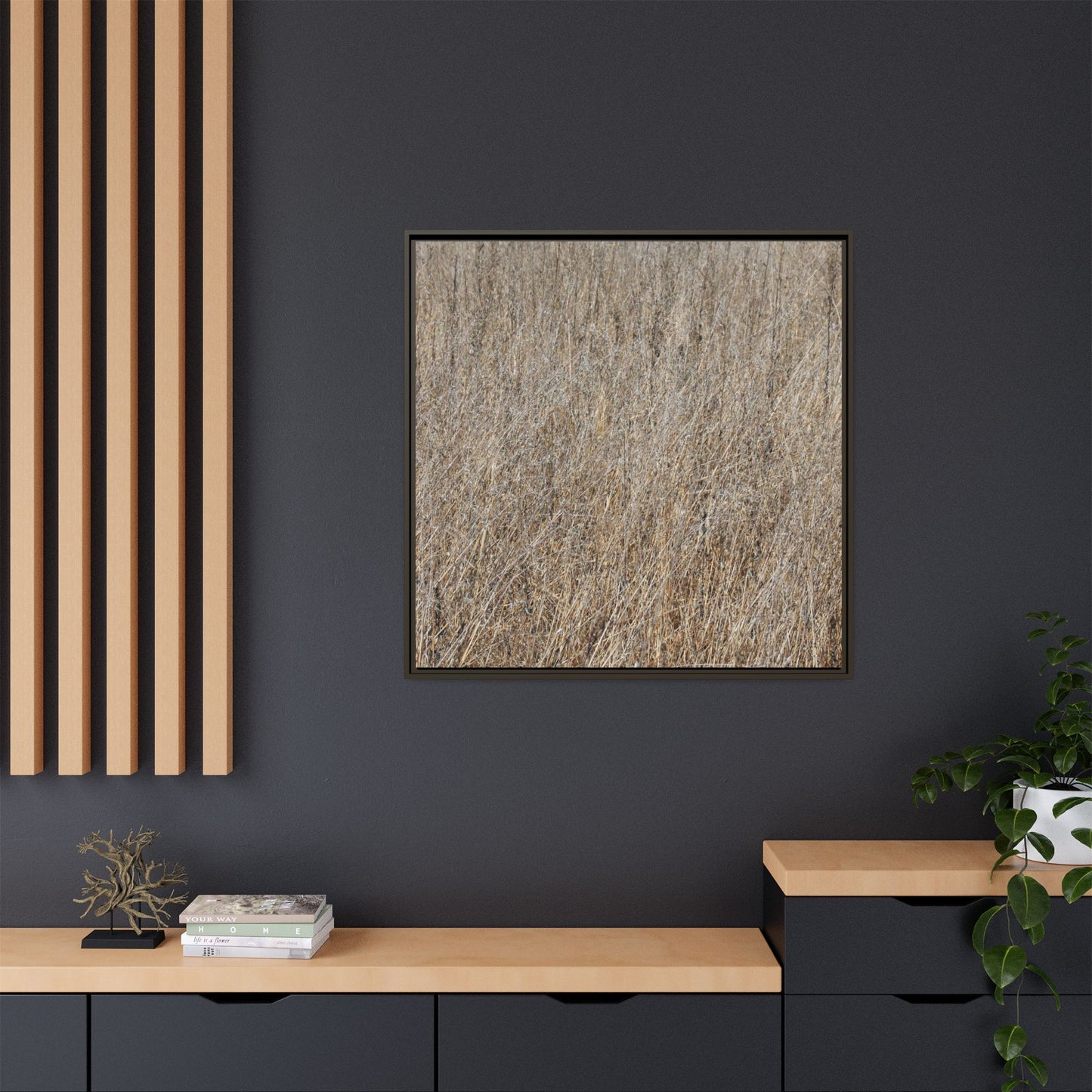 Whispers of Straw - Unique Stretched Canvas Wall Art - Art By Earth