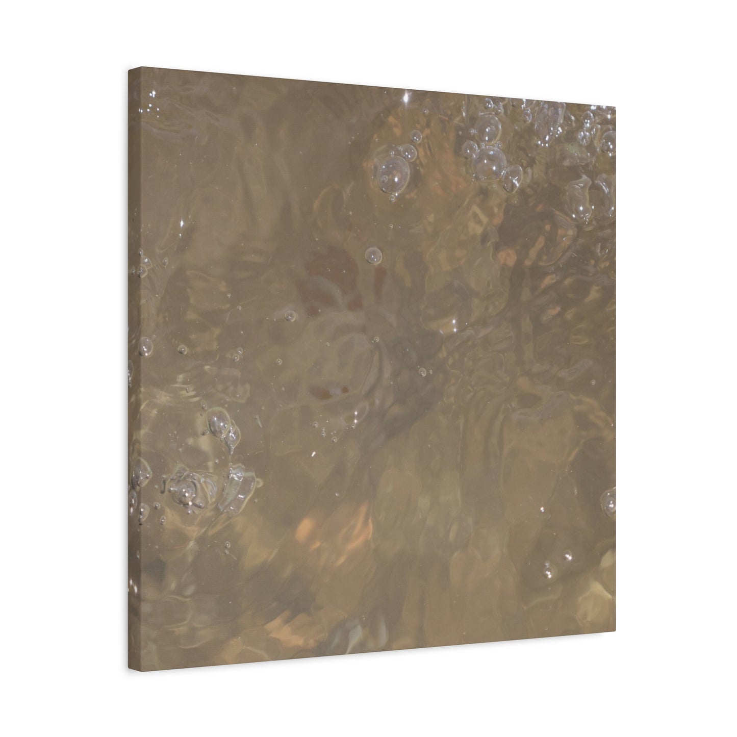 Echoes of Liquid Gold - Unique Frameless Canvas Wall Art - Art By Earth