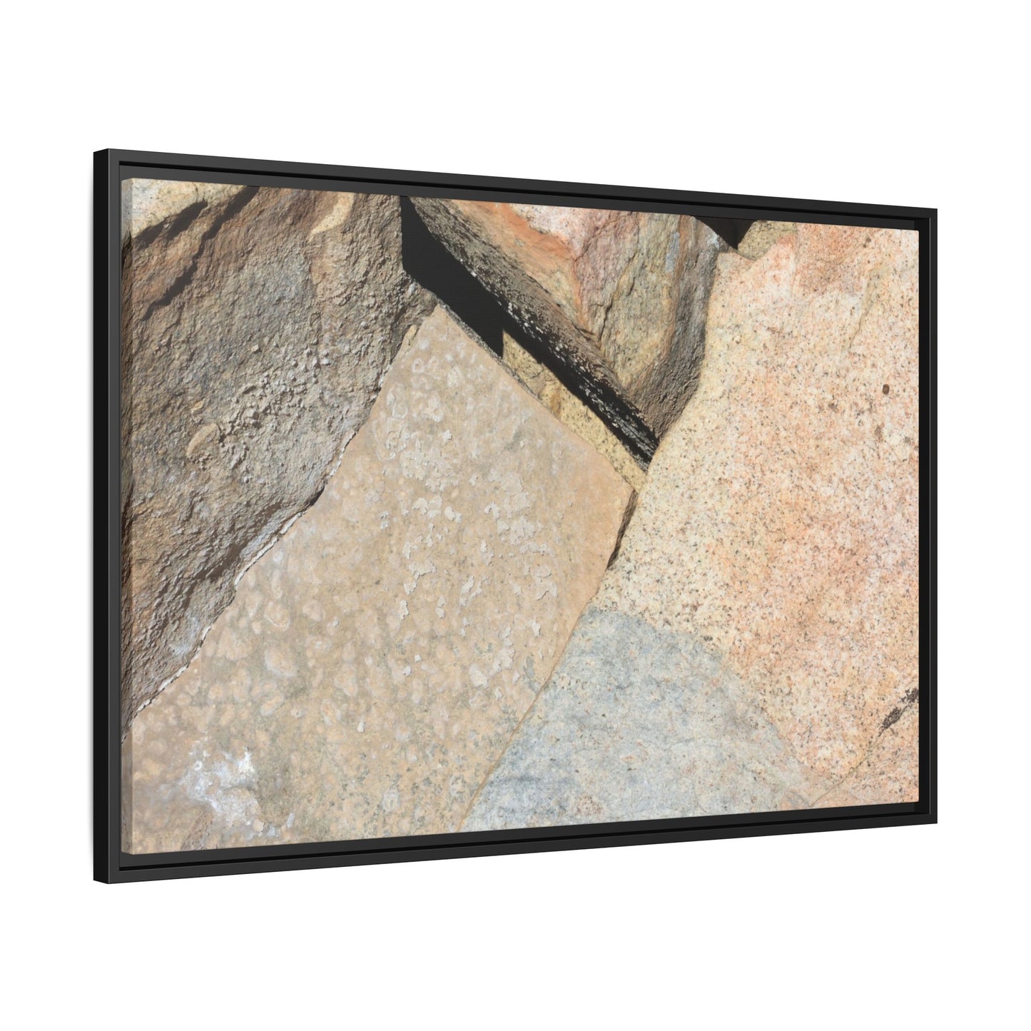 Rock Fragment - Unique Stretched Canvas Wall Art - Art By Earth