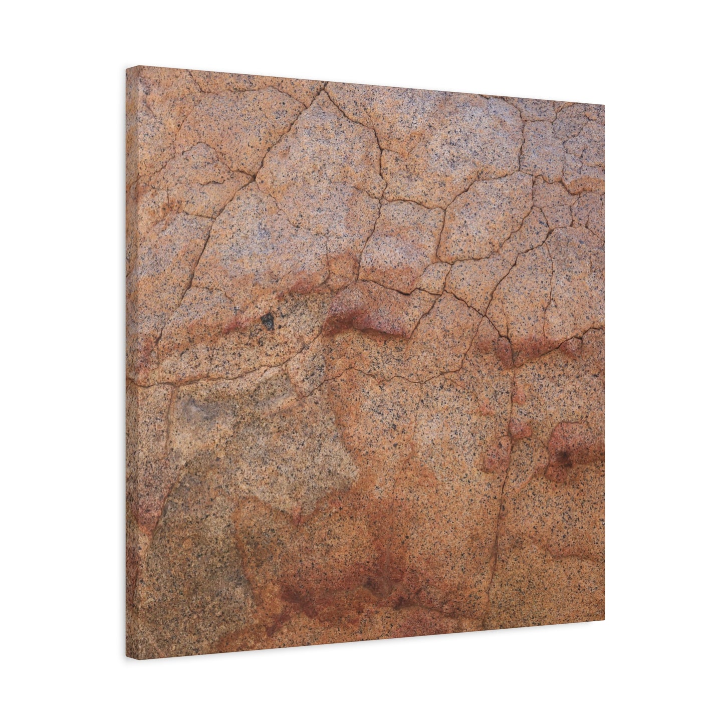 Cracked Earth's Whisper - Unique Frameless Canvas Wall Art - Art By Earth