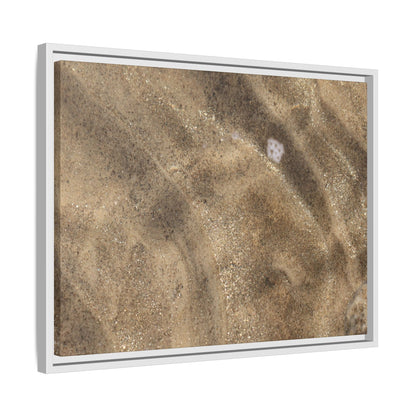 Underwater Sand Exploration - Unique Stretched Canvas Wall Art - Art By Earth