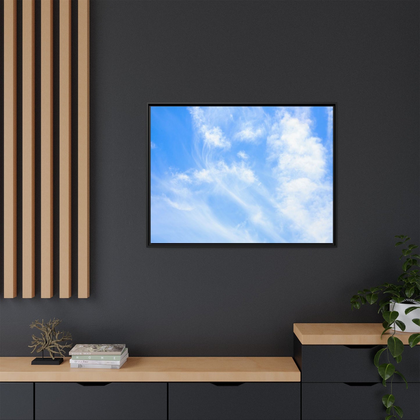 Azure Dreaming - Unique Stretched Canvas Wall Art - Art By Earth